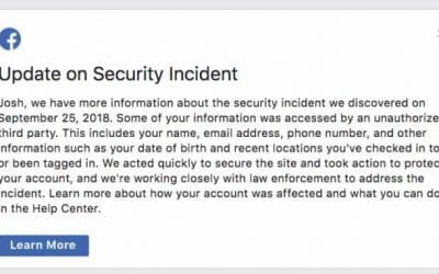 Facebook Security Breach